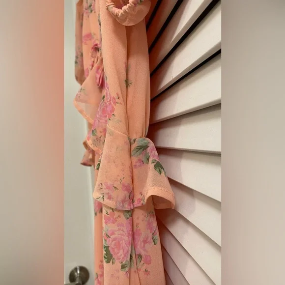 LoveShackFancy For Target Pink/Peachy Fleur Dress Size 2 - Picture 4 of 14